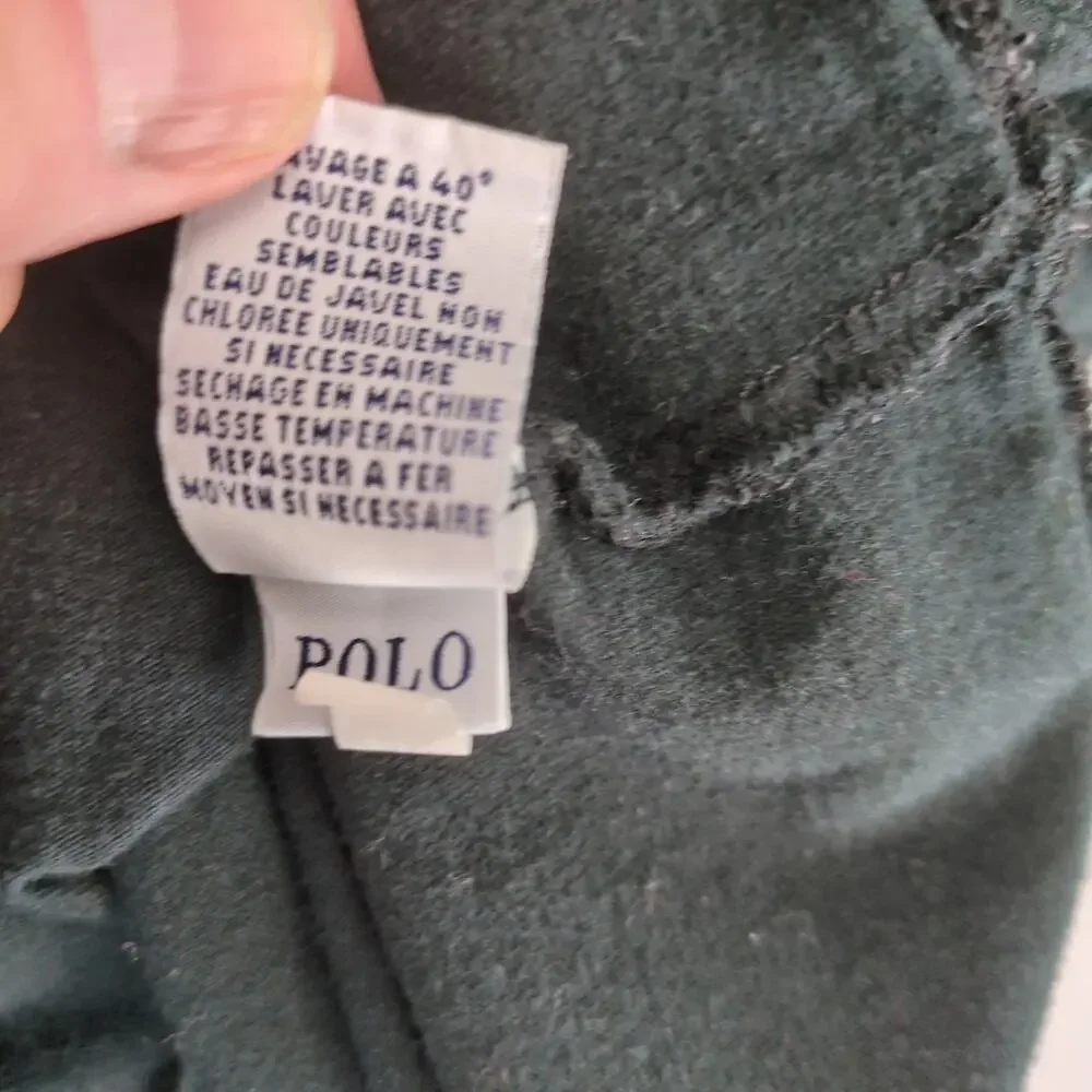 Polo‎ Ralph Lauren Men's M Black T-Shirt Red Pony Logo Short Sleeve Y2K Preppy